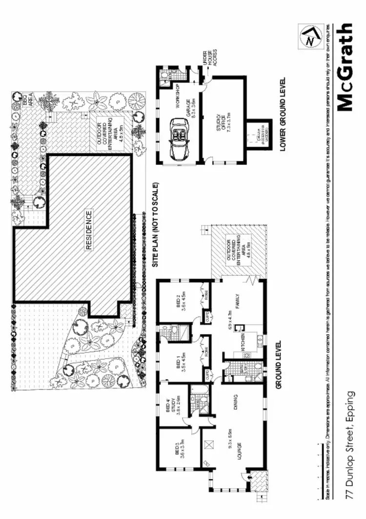 Floorplan of Homely house listing, 77 Dunlop Street, Epping NSW 2121