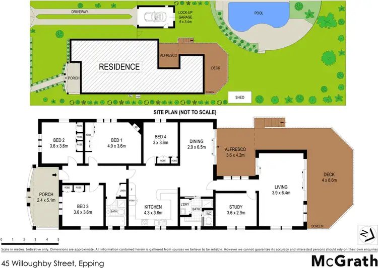 Floorplan of Homely house listing, 45 Willoughby Street, Epping NSW 2121
