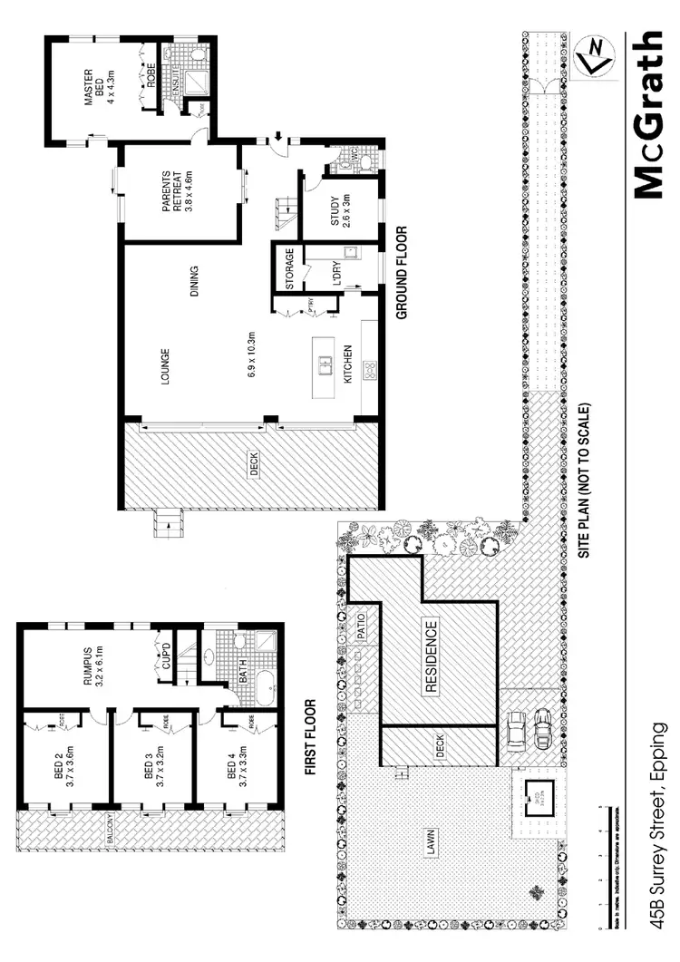 Floorplan of Homely house listing, 45B Surrey Street, Epping NSW 2121
