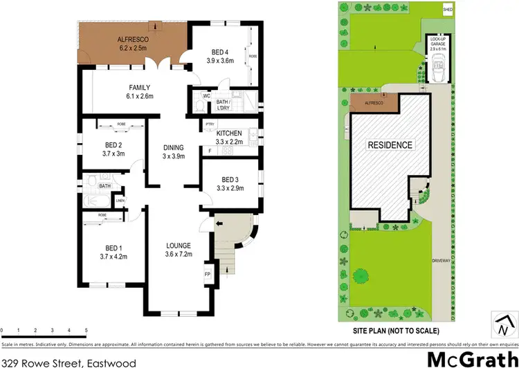 Floorplan of Homely house listing, 329 Rowe Street, Eastwood NSW 2122