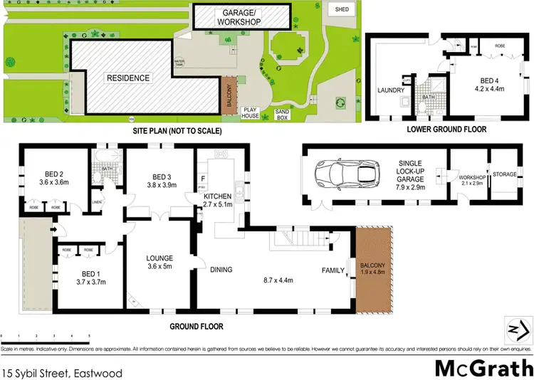 Floorplan of Homely house listing, 15 Sybil Street, Eastwood NSW 2122