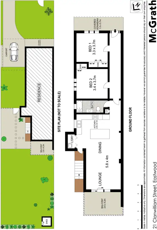 Floorplan of Homely house listing, 21 Clanwilliam Street, Eastwood NSW 2122
