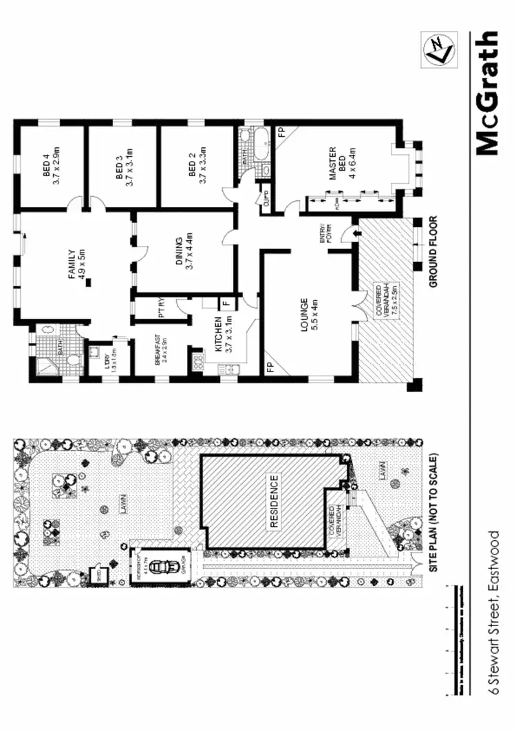 Floorplan of Homely house listing, 6 Stewart Street, Eastwood NSW 2122