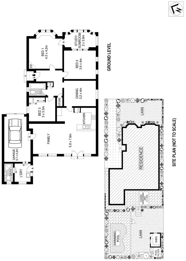 Floorplan of Homely house listing, 18 Wallace Street, Eastwood NSW 2122