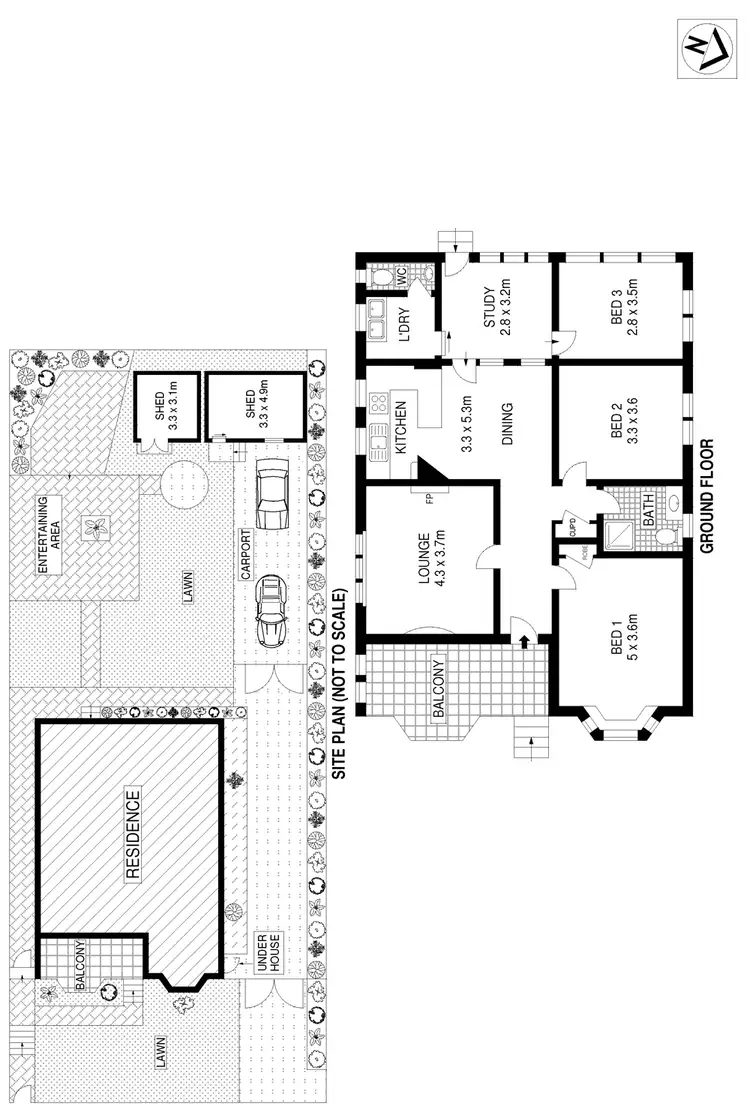 Floorplan of Homely house listing, 26 Wallace Street, Eastwood NSW 2122