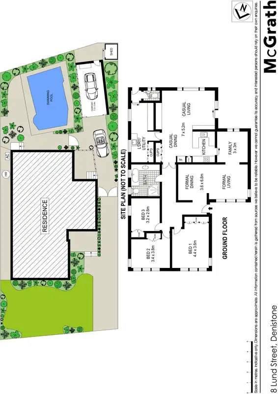 Floorplan of Homely house listing, 8 Lund Street, Denistone NSW 2114