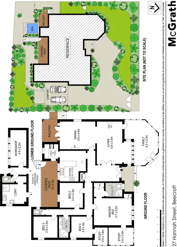 Floorplan of Homely house listing, 27 Hannah Street, Beecroft NSW 2119