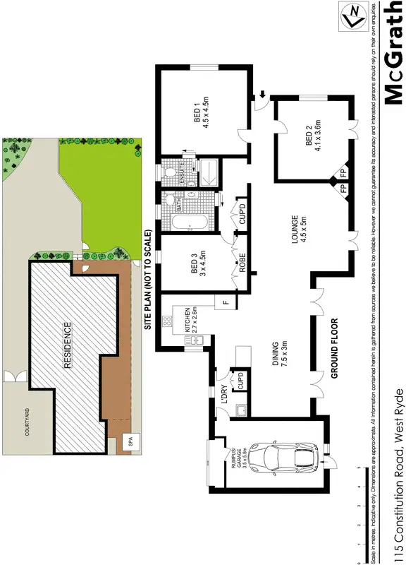 Floorplan of Homely house listing, 115 Constitution Road, West Ryde NSW 2114