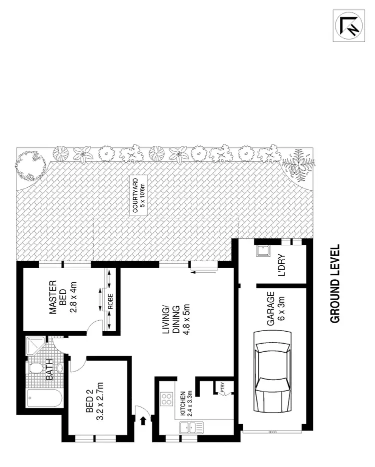 Floorplan of Homely townhouse listing, 4/162 Culloden Road, Marsfield NSW 2122