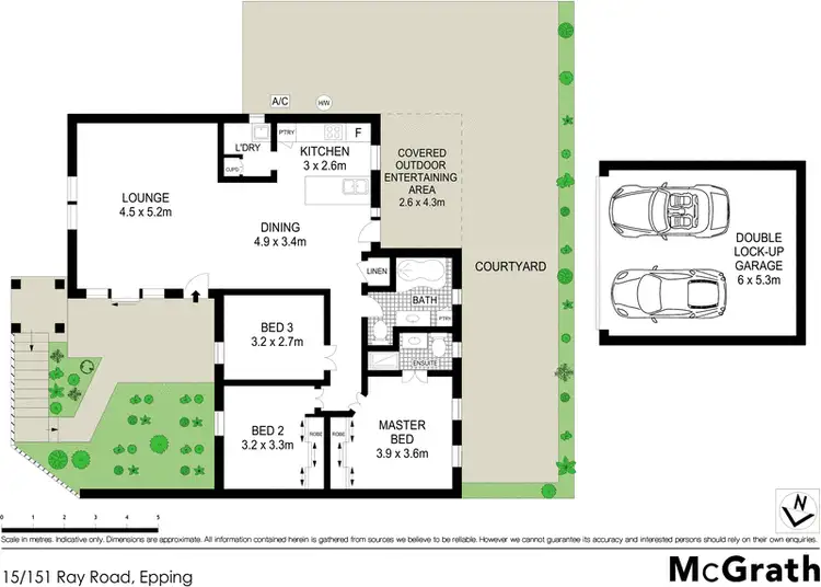 Floorplan of Homely townhouse listing, 15/151 Ray Road, Epping NSW 2121