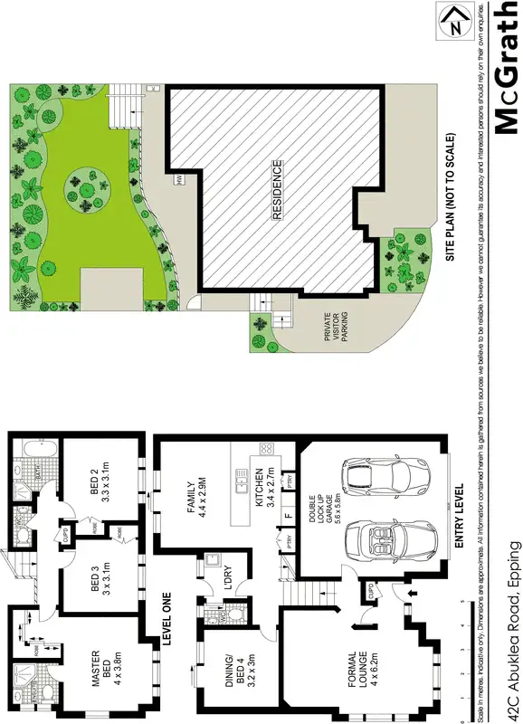 Floorplan of Homely house listing, 42C Abuklea Road, Epping NSW 2121