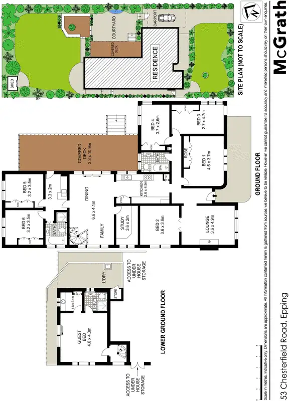Floorplan of Homely house listing, 53 Chesterfield Road, Epping NSW 2121