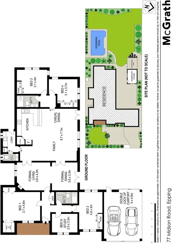 Floorplan of Homely house listing, 77 Midson Road, Epping NSW 2121