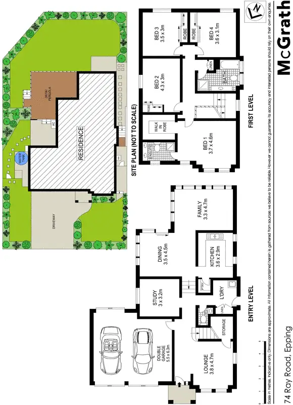 Floorplan of Homely house listing, 74 Ray Road, Epping NSW 2121