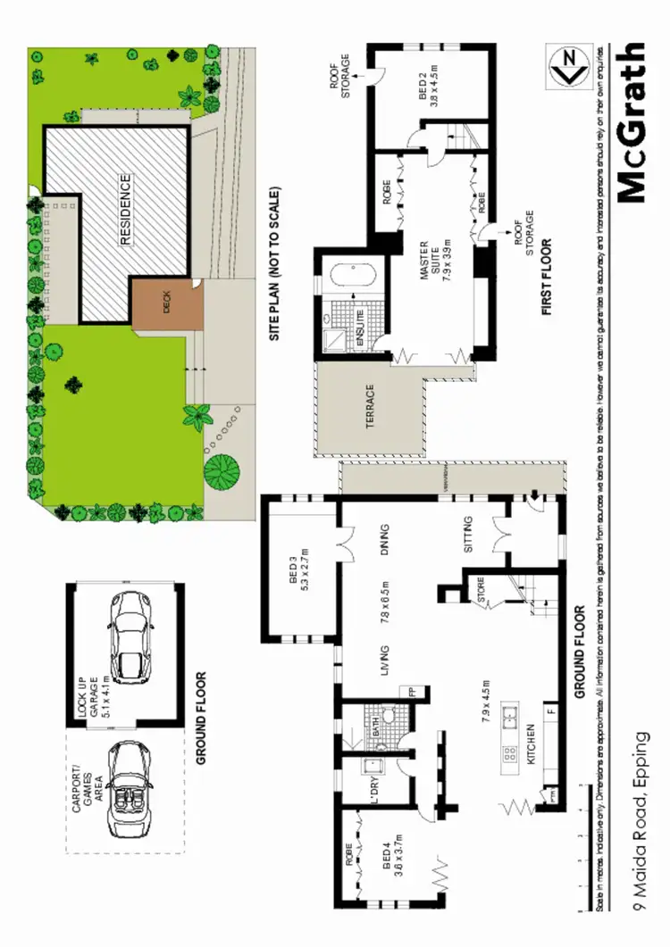 Floorplan of Homely house listing, 9 Maida Road, Epping NSW 2121