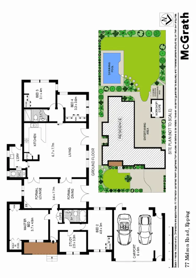 Floorplan of Homely house listing, 77 Midson Road, Epping NSW 2121