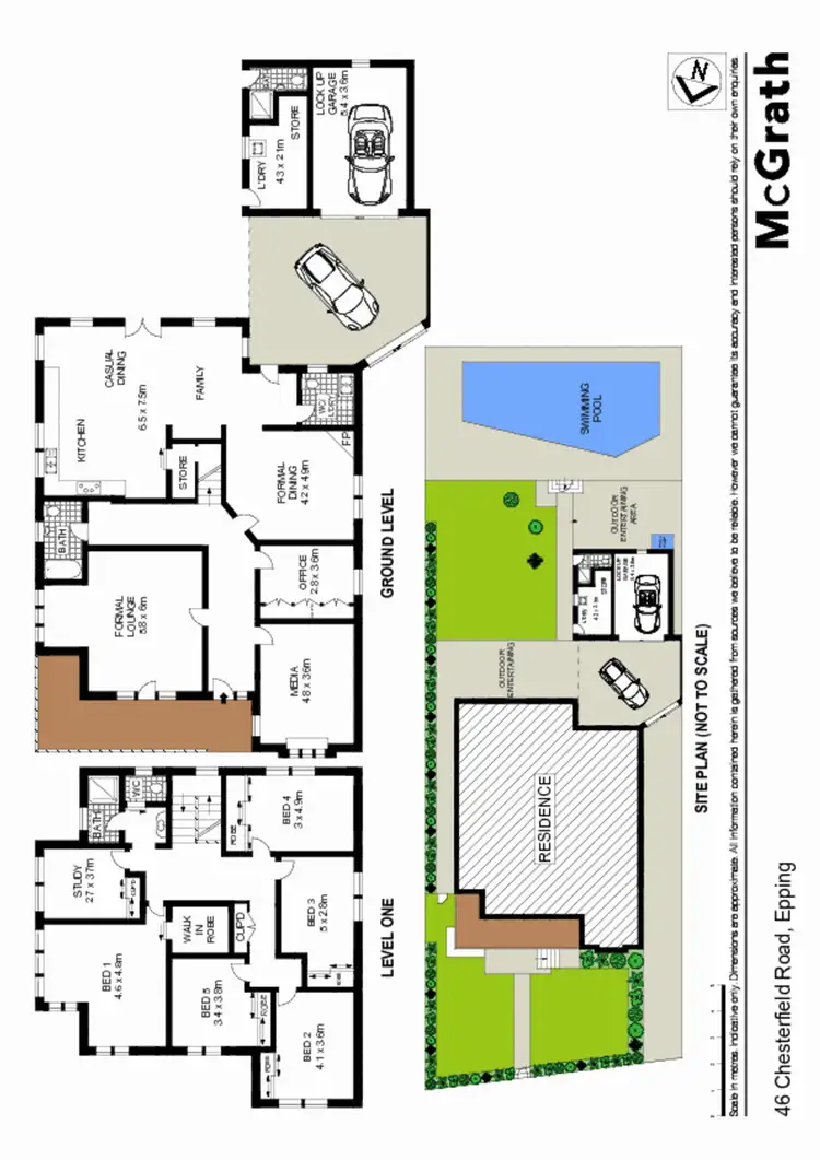 Floorplan of Homely house listing, 46 Chesterfield Road, Epping NSW 2121