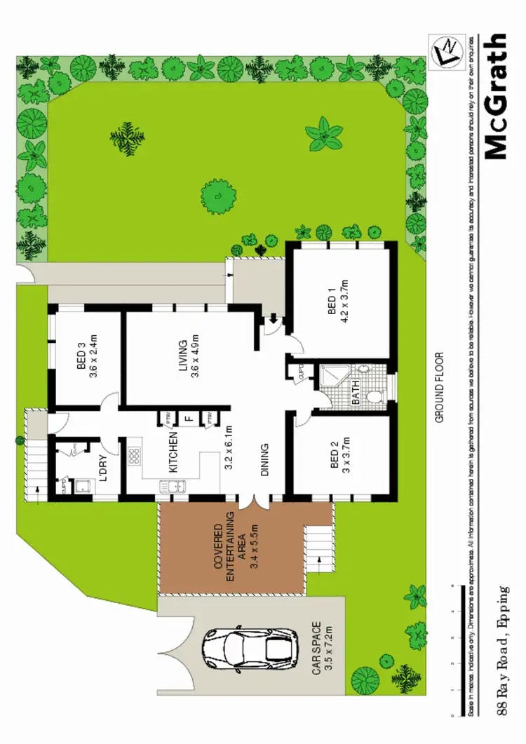 Floorplan of Homely house listing, 88 Ray Road, Epping NSW 2121