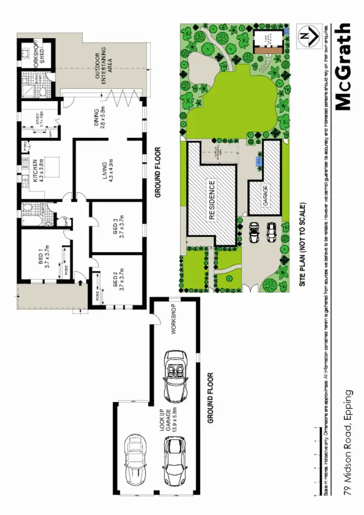 Floorplan of Homely house listing, 79 Midson Road, Epping NSW 2121
