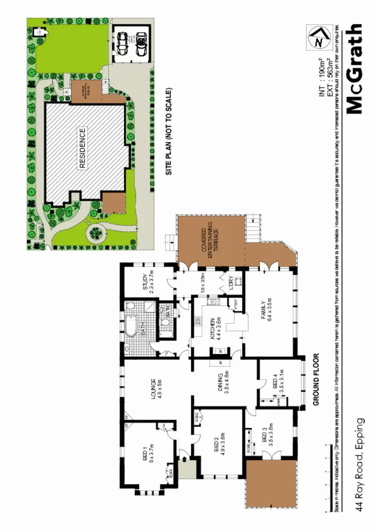 Floorplan of Homely house listing, 44 Ray Road, Epping NSW 2121