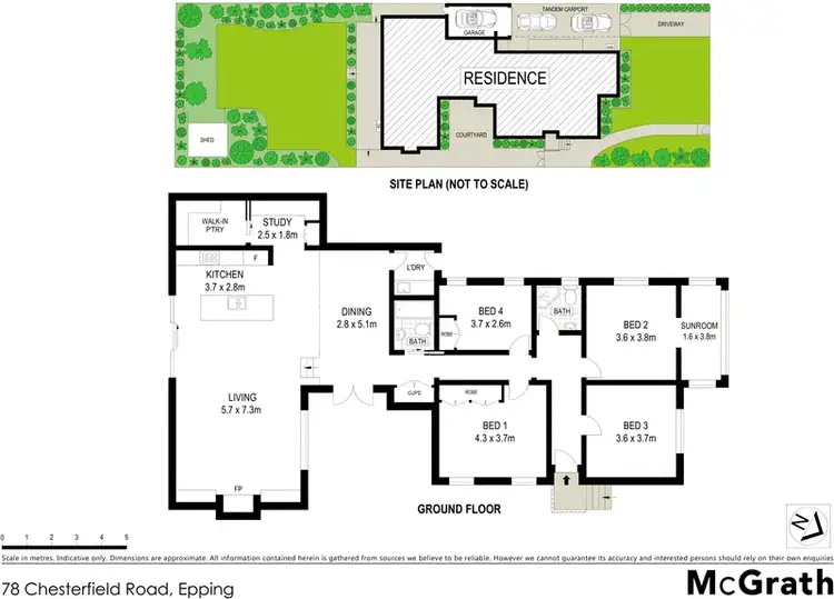 Floorplan of Homely house listing, 78 Chesterfield Road, Epping NSW 2121