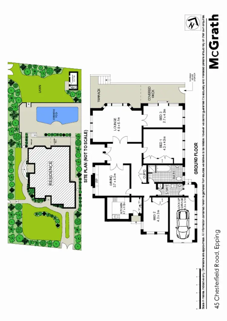 Floorplan of Homely house listing, 45 Chesterfield Road, Epping NSW 2121