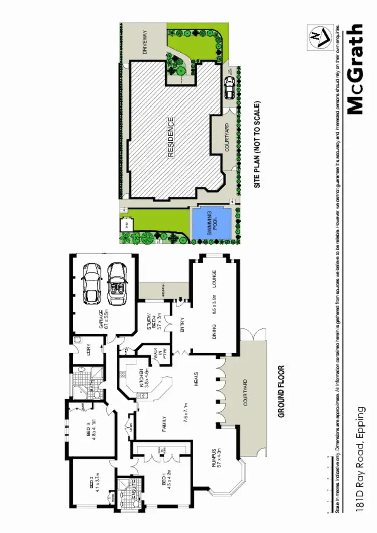 Floorplan of Homely house listing, 181D Ray Road, Epping NSW 2121