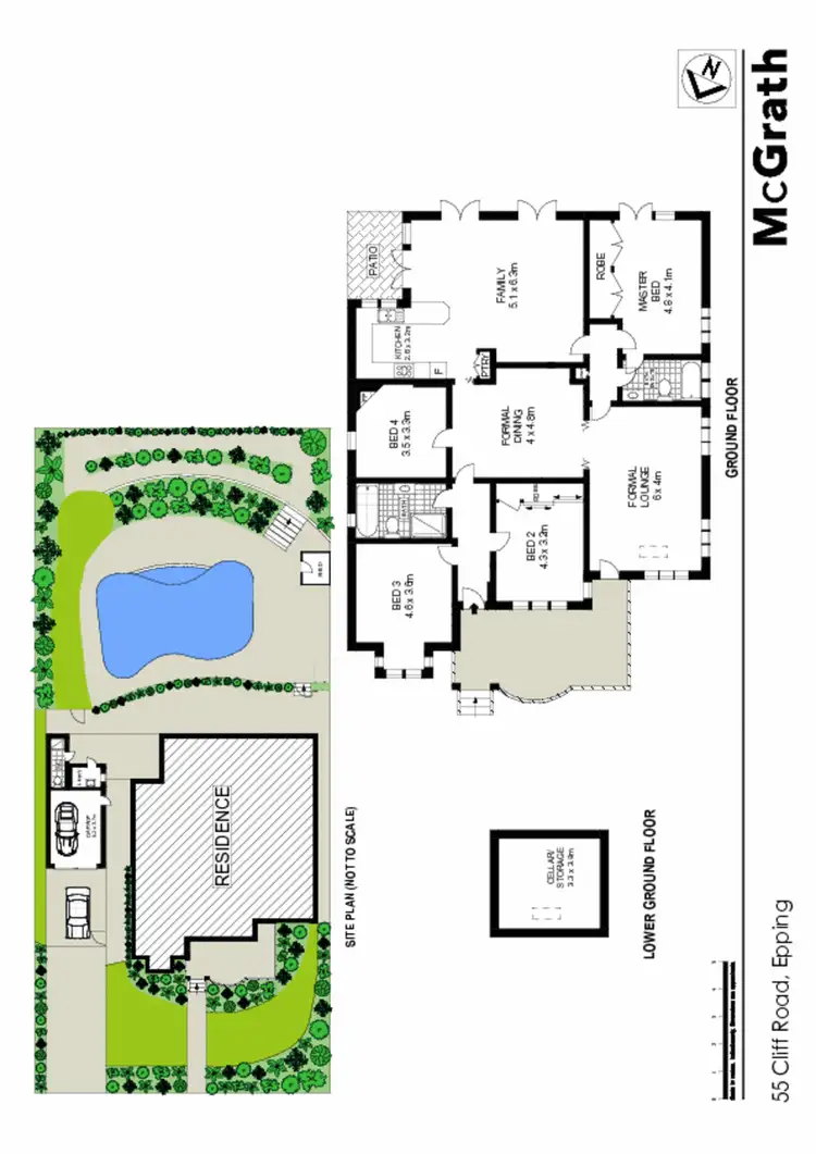Floorplan of Homely house listing, 55 Cliff Road, Epping NSW 2121