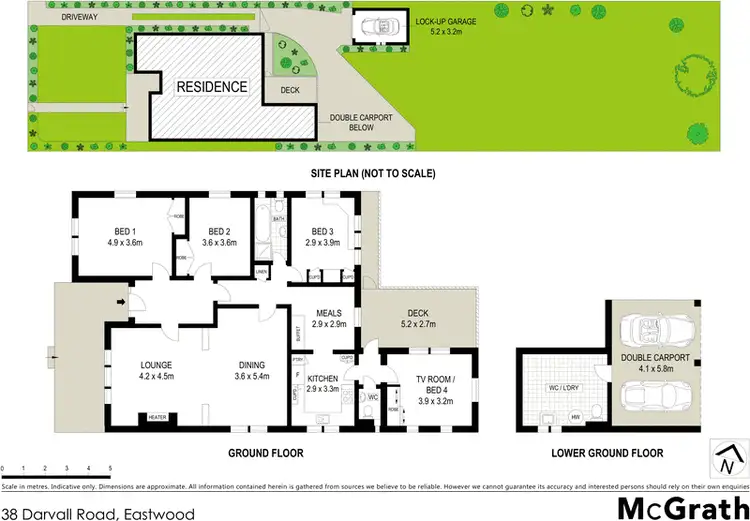 Floorplan of Homely house listing, 38 Darvall Road, Eastwood NSW 2122