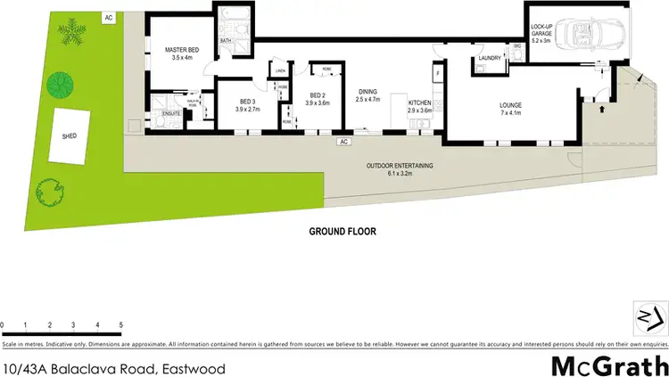 Floorplan of Homely villa listing, 10/43A Balaclava Road, Eastwood NSW 2122