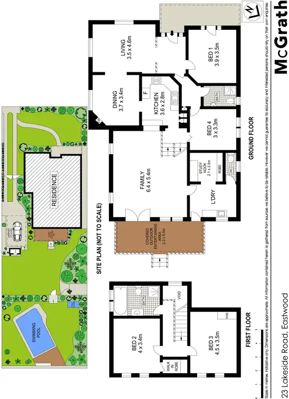 Floorplan of Homely house listing, 23 Lakeside Road, Eastwood NSW 2122