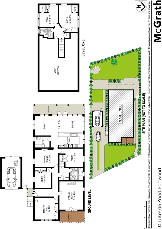 Floorplan of Homely house listing, 34 Lakeside Road, Eastwood NSW 2122
