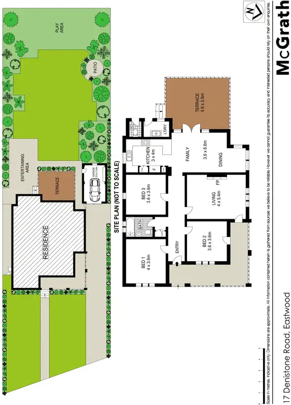 Floorplan of Homely house listing, 17 Denistone Road, Eastwood NSW 2122