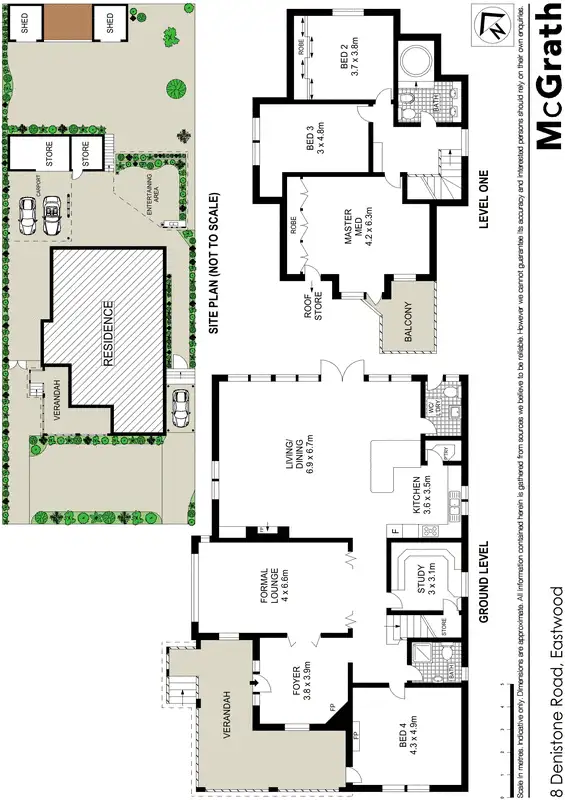Floorplan of Homely house listing, 8 Denistone Road, Eastwood NSW 2122