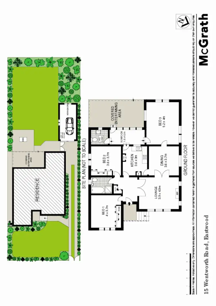 Floorplan of Homely house listing, 15 Wentworth Road, Eastwood NSW 2122