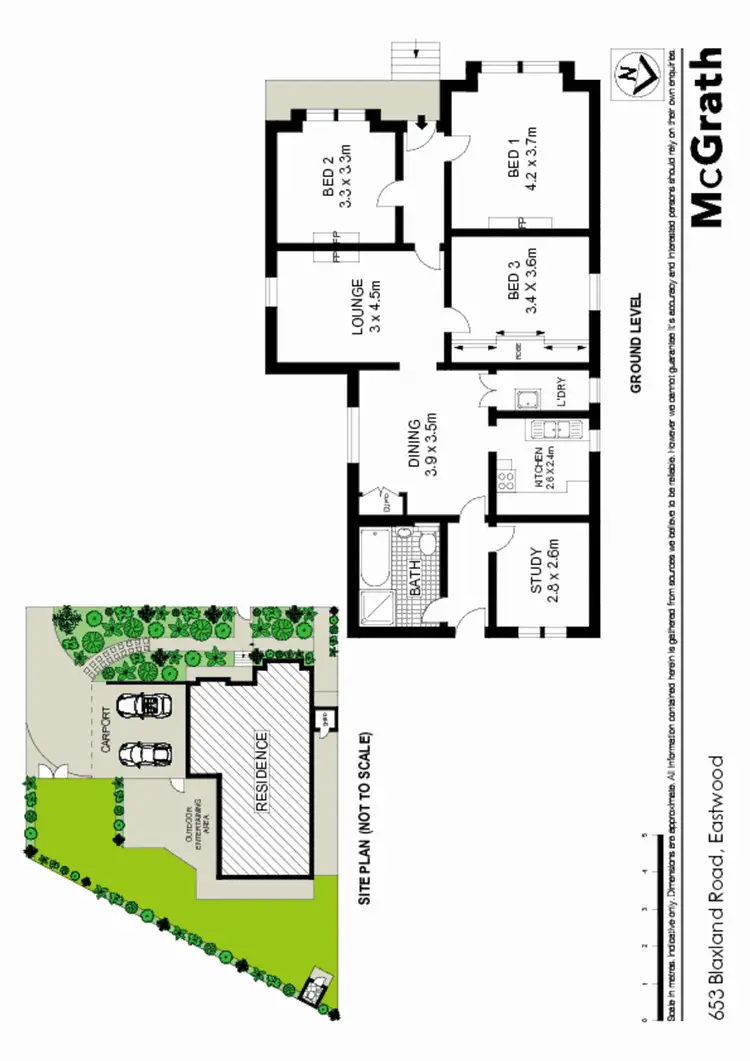 Floorplan of Homely house listing, 653 Blaxland Road, Eastwood NSW 2122