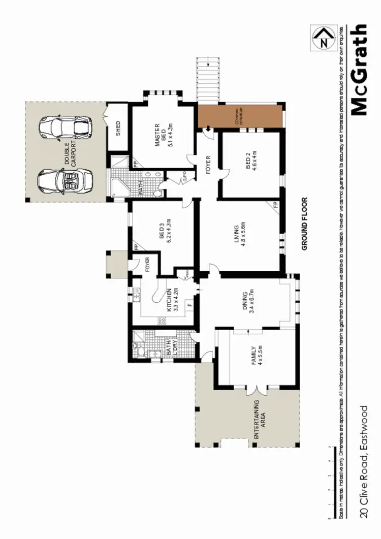 Floorplan of Homely house listing, 20 Clive Road, Eastwood NSW 2122