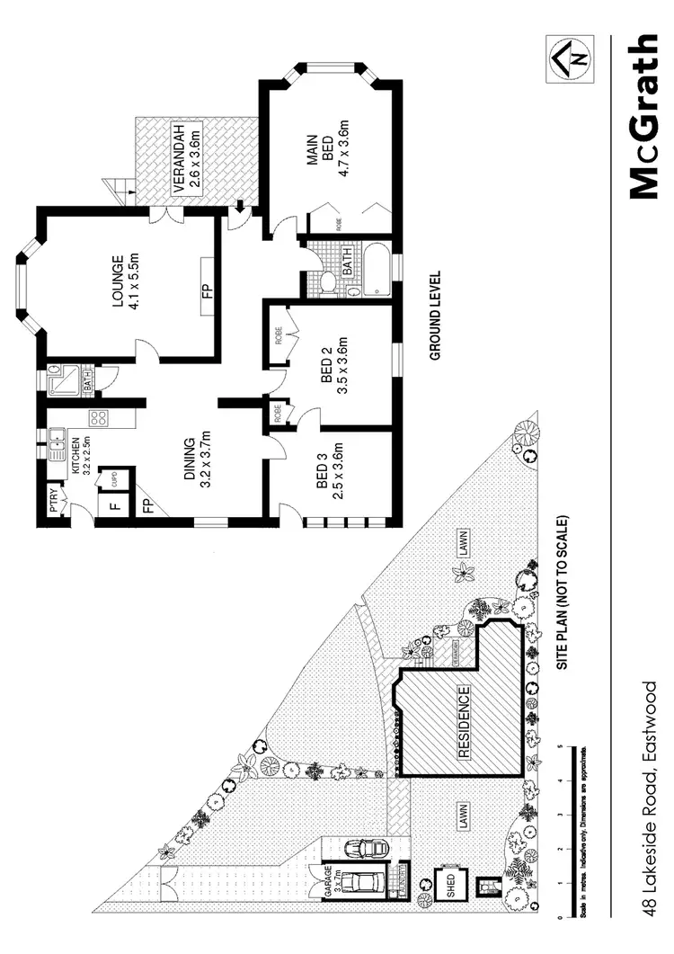 Floorplan of Homely house listing, 48 Lakeside Road, Eastwood NSW 2122