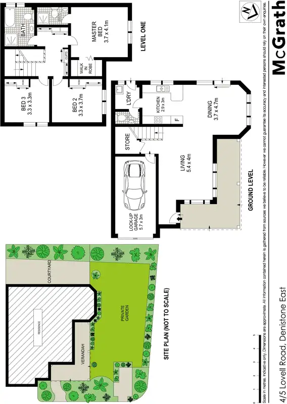 Floorplan of Homely townhouse listing, 4/5 Lovell Road, Denistone East NSW 2112