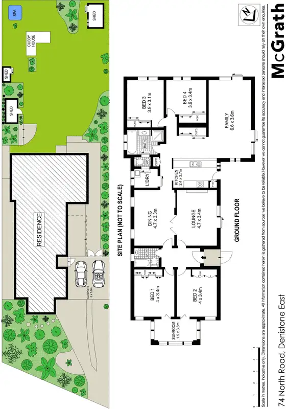 Floorplan of Homely house listing, 74 North Road, Denistone East NSW 2112