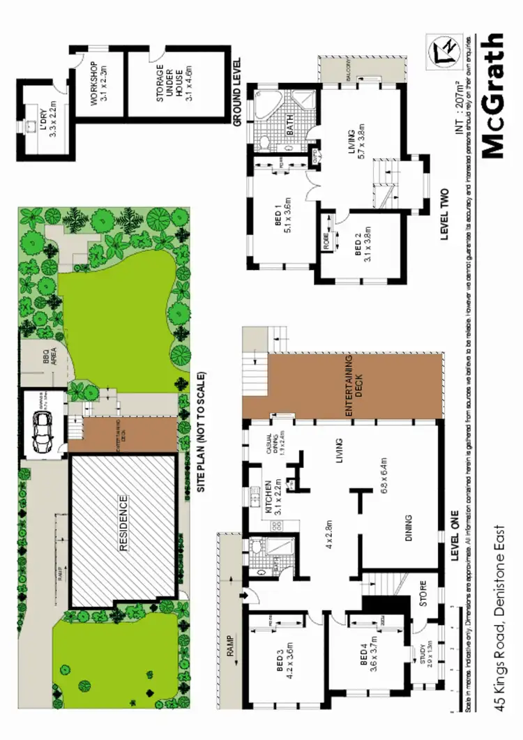 Floorplan of Homely house listing, 45 Kings Road, Denistone East NSW 2112