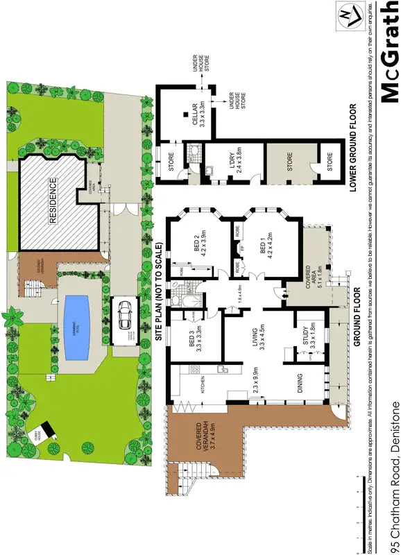 Floorplan of Homely house listing, 95 Chatham Road, Denistone NSW 2114