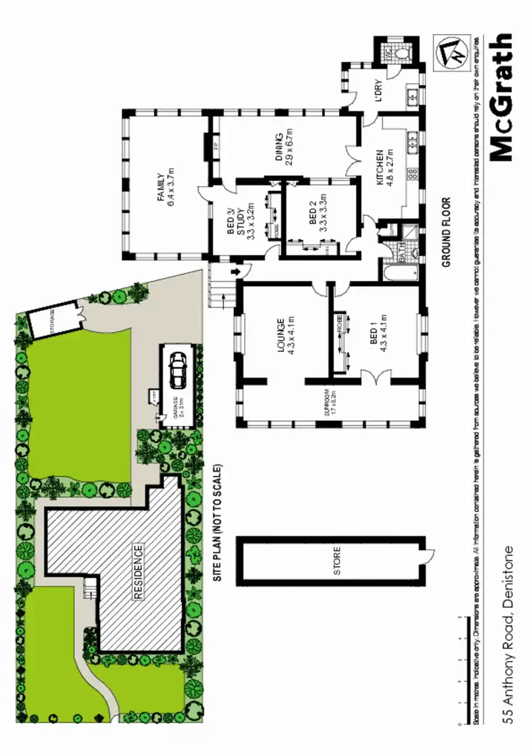 Floorplan of Homely land listing, 55 Anthony Road, Denistone NSW 2114