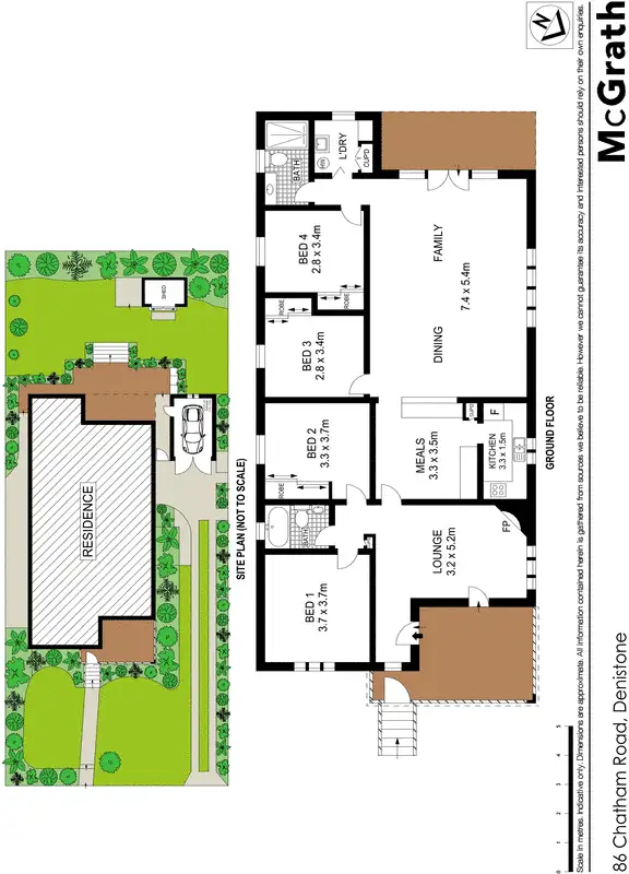 Floorplan of Homely house listing, 86 Chatham Road, Denistone NSW 2114