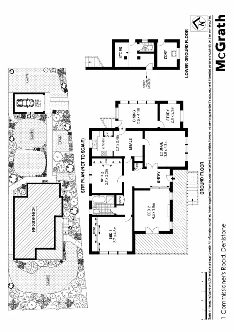 Floorplan of Homely house listing, 1 Commissioners Road, Denistone NSW 2114