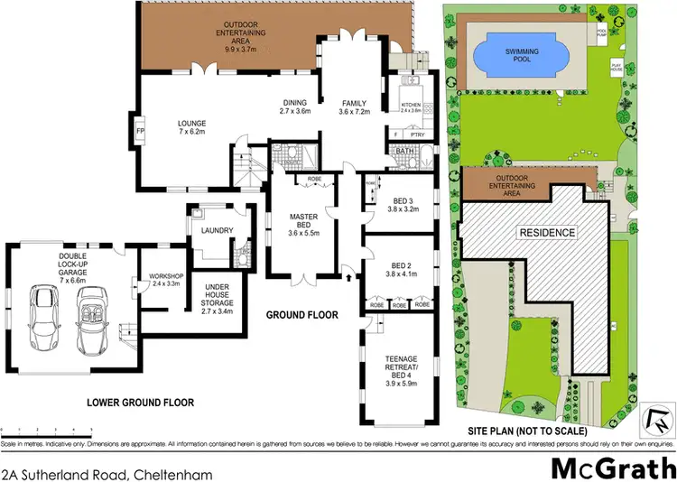 Floorplan of Homely house listing, 2A Sutherland Road, Cheltenham NSW 2119
