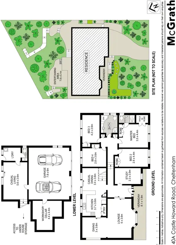 Floorplan of Homely house listing, 40A Castle Howard Road, Cheltenham NSW 2119