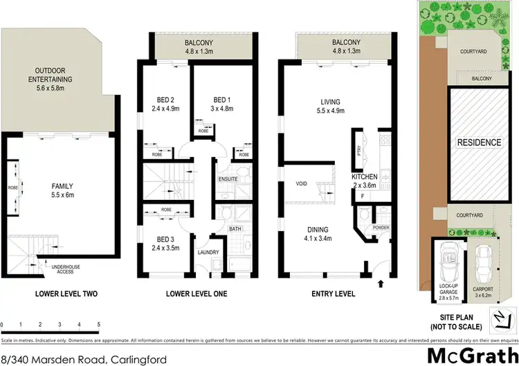 Floorplan of Homely house listing, 8/340 Marsden Road, Carlingford NSW 2118