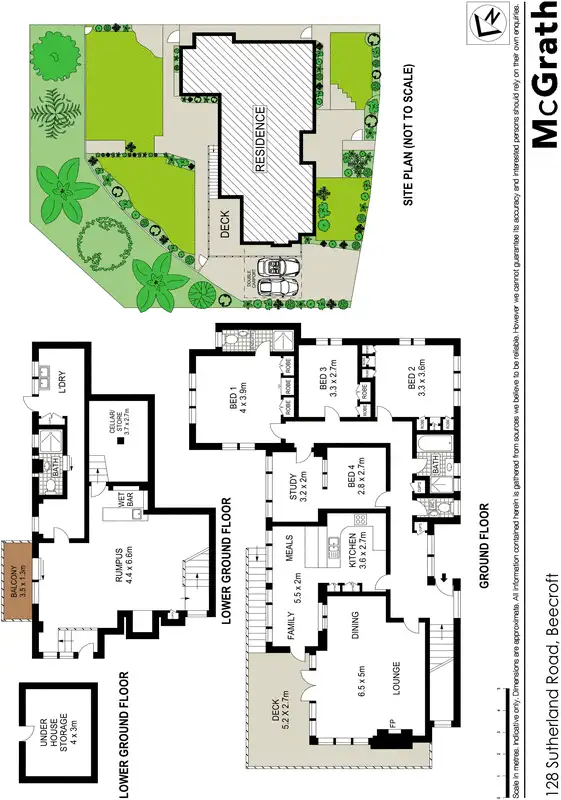 Floorplan of Homely house listing, 128 Sutherland Road, Beecroft NSW 2119