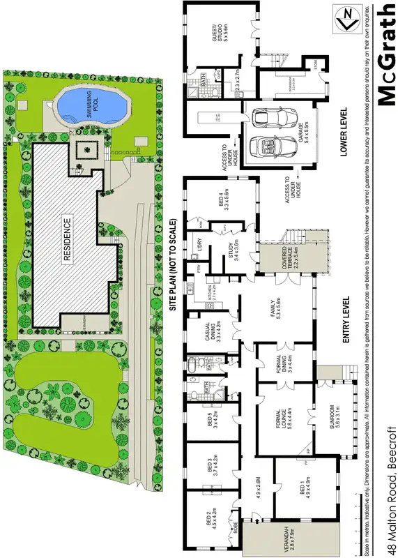 Floorplan of Homely house listing, 48 Malton Road, Beecroft NSW 2119
